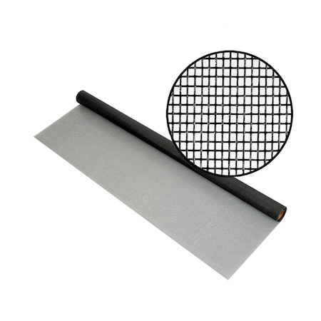 Phifer Fiberglass Pool  Patio Screening, 60 x 25', Charcoal, 18x14 Mesh, One Roll 3003397
